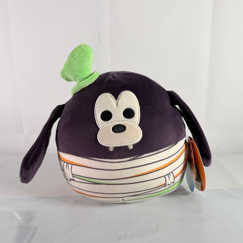 Disney Squishmallows Goofy Mummy Halloween Plush 8 inch NWT